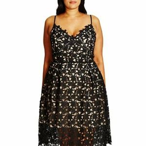 City Chic So Fancy Lace Dress